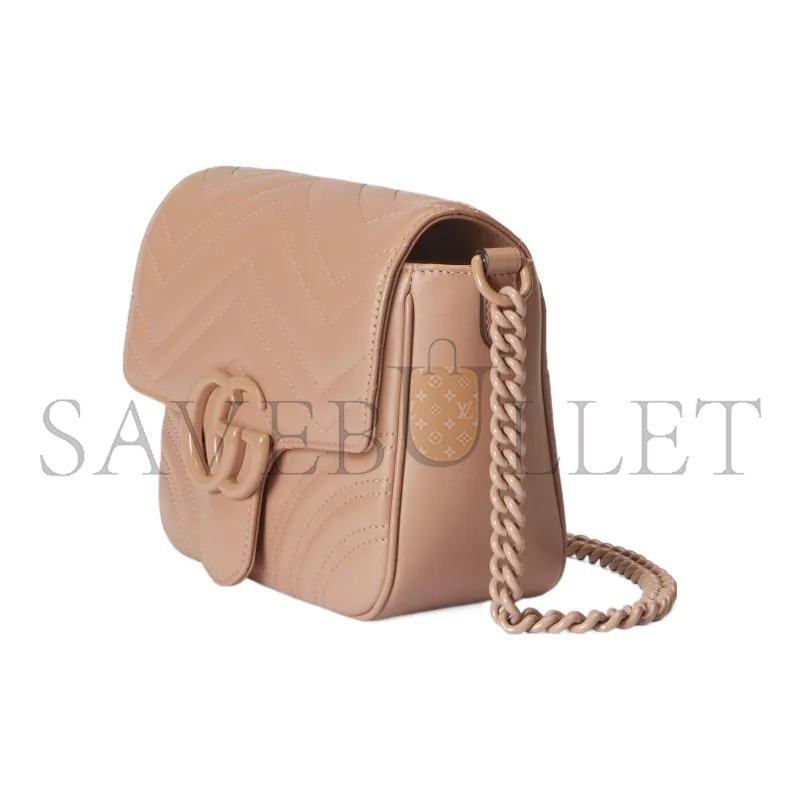 GUCCI GG MARMONT MATELASSÉ SHOULDER BAG 739681 (18*15*8cm)